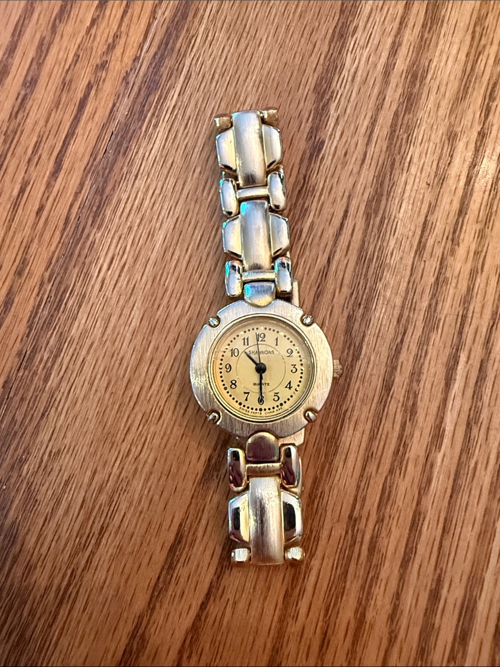 Gold-Tone Women's Bracelet Watch By Shannon’s - Classic Round Dial